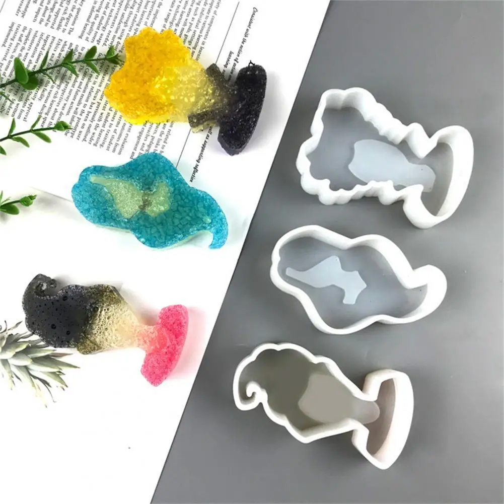 

Cookie Mould Mini Crafts Mold 2 Colors Burrs-free Chic Compact Epoxy Cowboy Mold