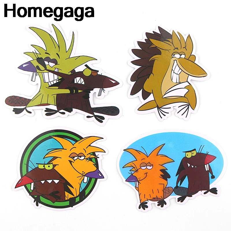 Homegaga 20 шт. наклейки Angry Beaver пакет для ноутбука скейтборд домашний декоративный виниловый наклейка DIY Скрапбукинг альбом D2296
