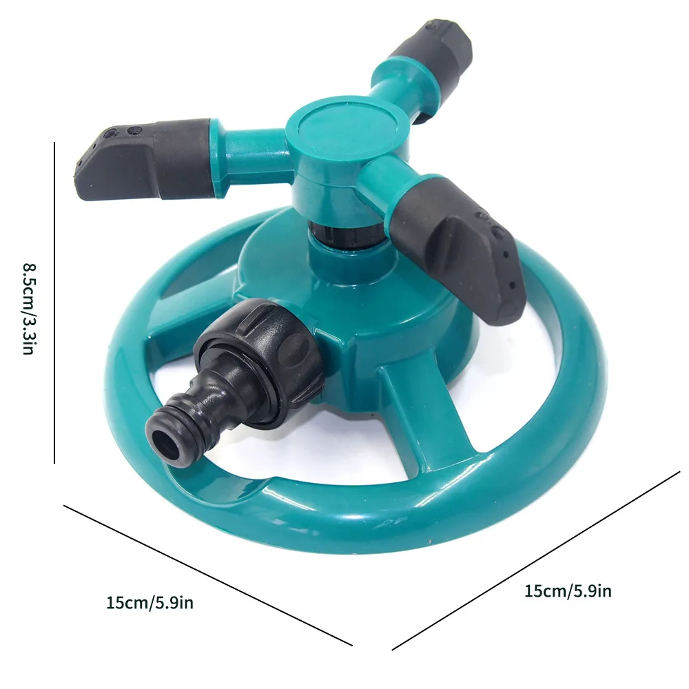 

360 Degree Automatic Garden Sprinkler Watering Grass Lawn Rotary Nozzle Rotating Water Sprinklers System Garden Irrigation Tool