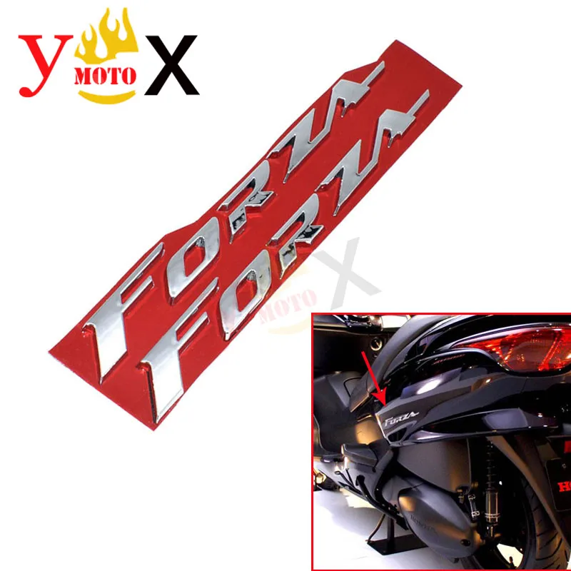 3D Крышка батарейного отсека FORZA Scooter Bike 3M ABS эмблема боковая обтекатель наклейка
