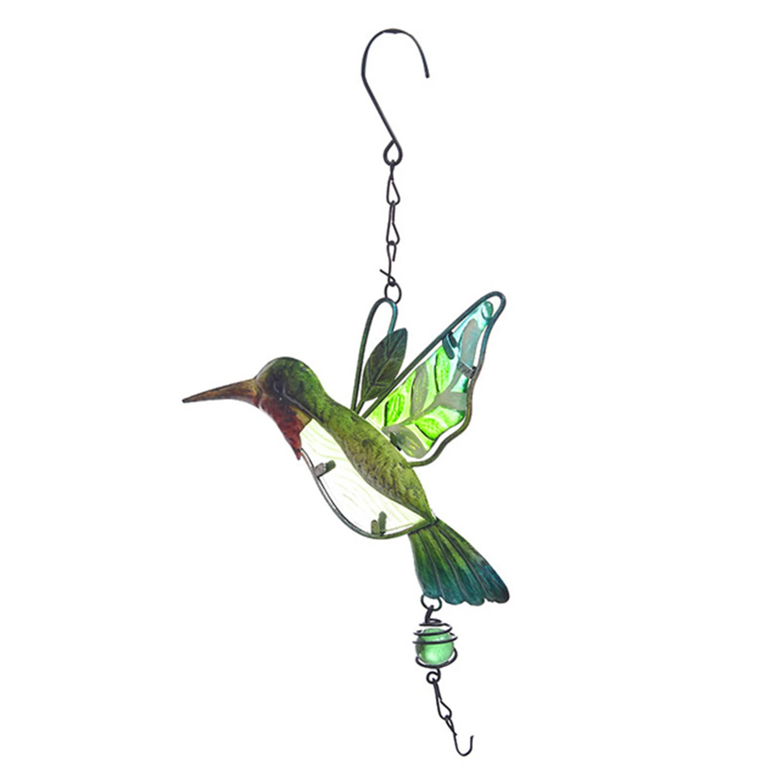 

Stained Glass Window Gift Kingfisher Shape Music Sun Catcher Home Decor Hanging Ornament S Hook Wind Chimes Balcony Doorway Door