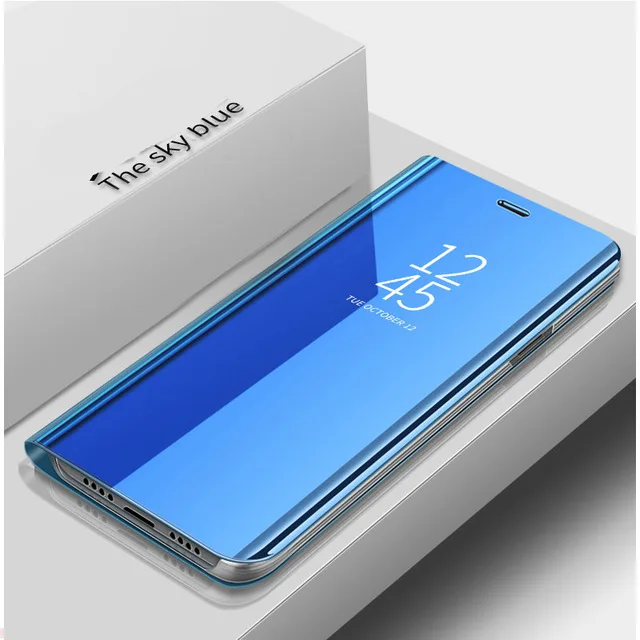 Light Blue Умный зеркальный флип-чехол для Honor 9X huawei Honer 9 X X9 STK-LX1 6,59 ''чехол s Чехол для Honor9X Premium Global Phone Coque Fundas - Цвет: Light Blue