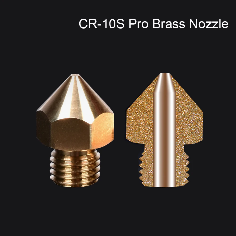 CR 10S Pro Латунное сопло для j головки CR10 Hotend экструдер 1 75 мм нить M6 Creality CR10/CR PRO детали