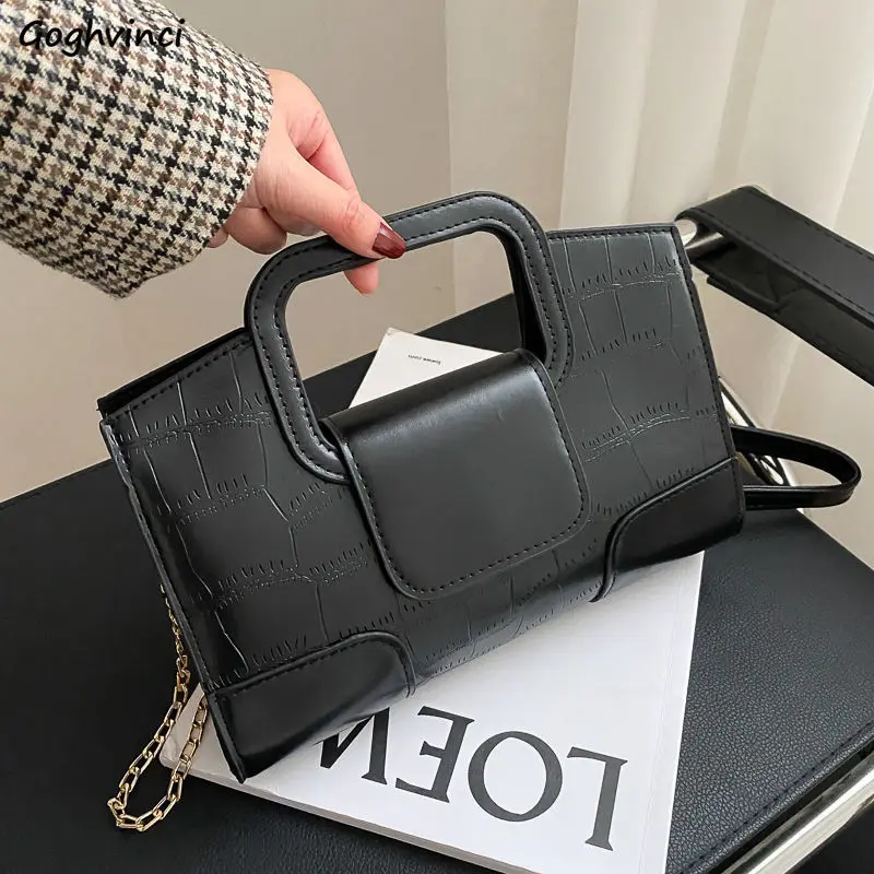 

Crossbody Bags Women Chains Ladies Elegant Handbags Luxury Fashion OL Korean Stylish All-match Branded New Chic High Quality Ins
