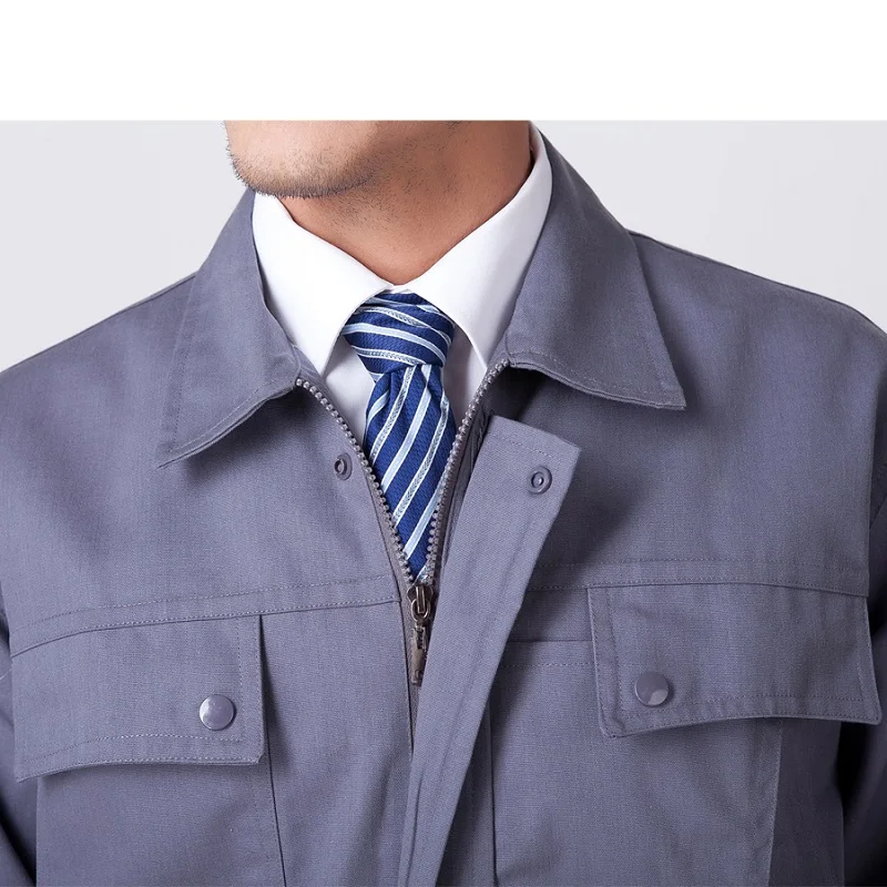 

Electric Welding Work Clothing Men Women Suit Safety Wear-Resistant Protective Uniform Auto Repair Mechanical Workshop Coverall