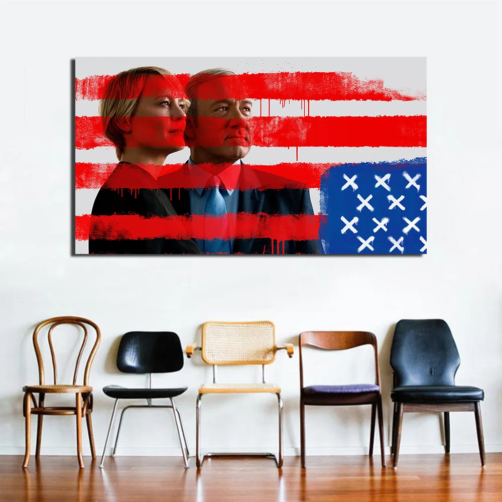 Постер с изображением дома открыток настенная Картина на холсте для домашнего