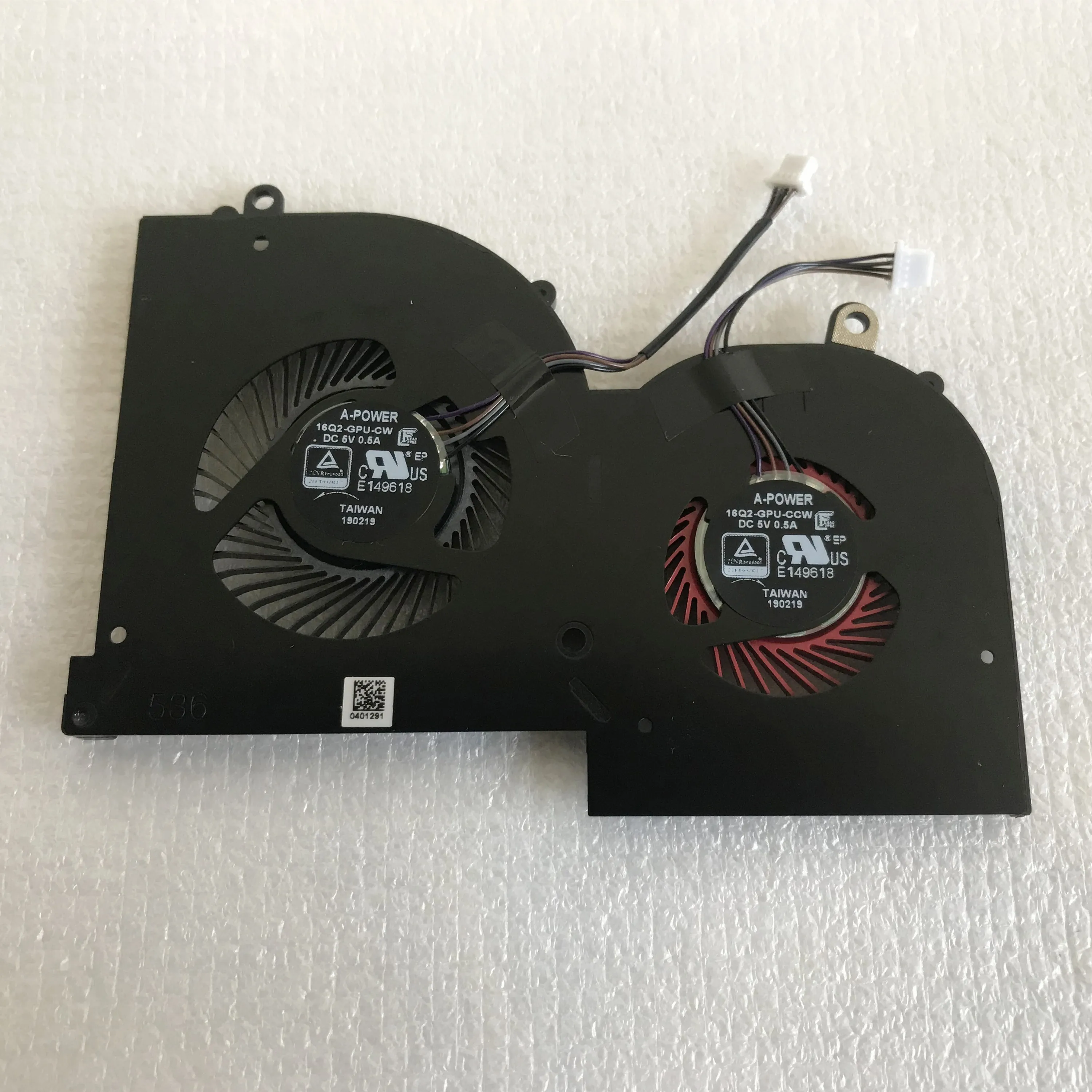 Новый оригинальный ЦП/телефон для MSI GS65 P65 Stealth GS65VR 8RF 8RE охлаждающий вентилятор GPU