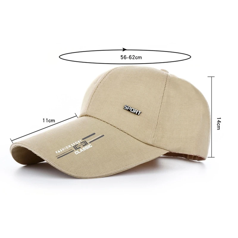 

Spring And Autumn Simple Sunshade Sunscreen Caps European And American Street Men's Trendy Baseball Hat