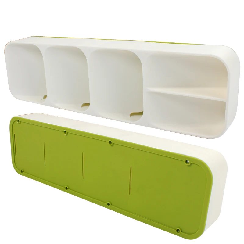 RV White Kitchen Cabinet Drawer Divider Cutlery Plate Chopsticks Spoon Tableware Tool Storage Box Built-in Sorting Grid Rack | Автомобили