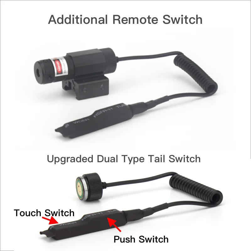 Компактный Тактический красный/зеленый точечный Красный лазерный прицел с