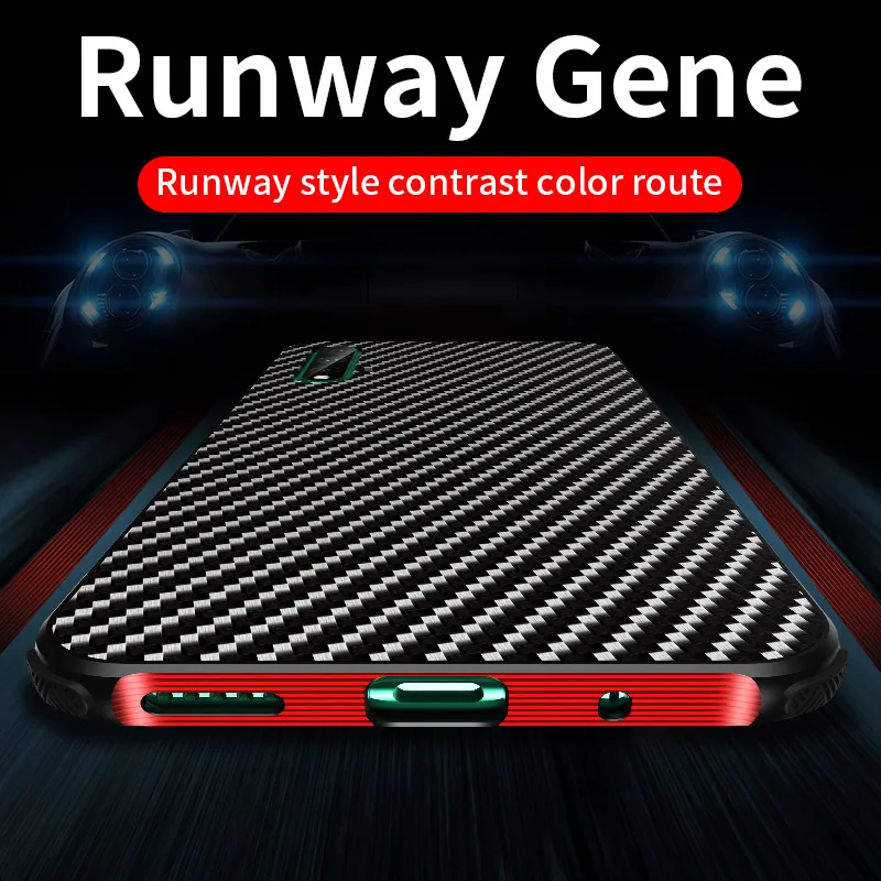 Для huawei Nova 4 Nova5 P20 P20Pro Honor 20 чехол Роскошная алюминиевая рама бампер из углеродного