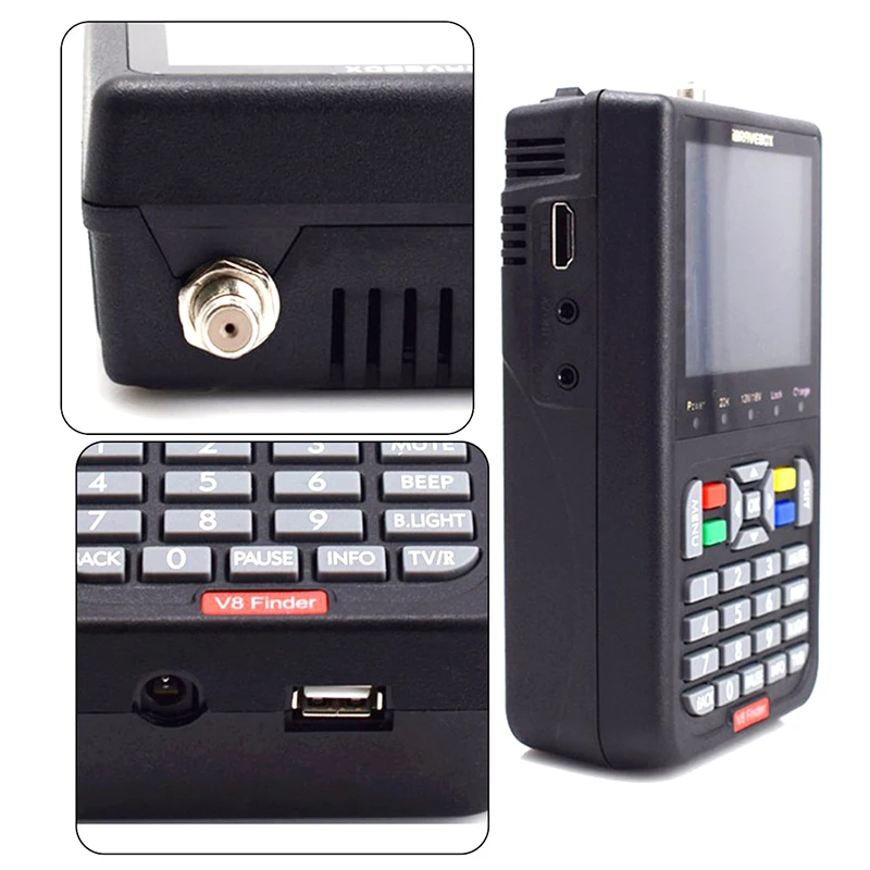 V8 Finder Freesat Satfinder DVB совместимый ЖК-дисплей | Электроника