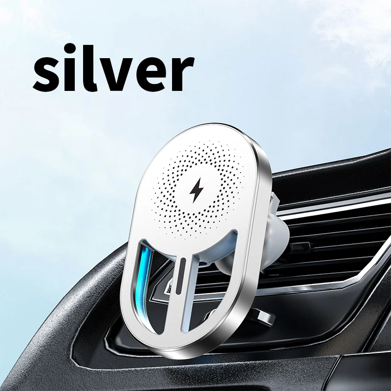 

Новинка 2021, магнитное автомобильное беспроводное зарядное устройство, держатель для телефона, 15 Вт, магнитное зарядное устройство для быст...