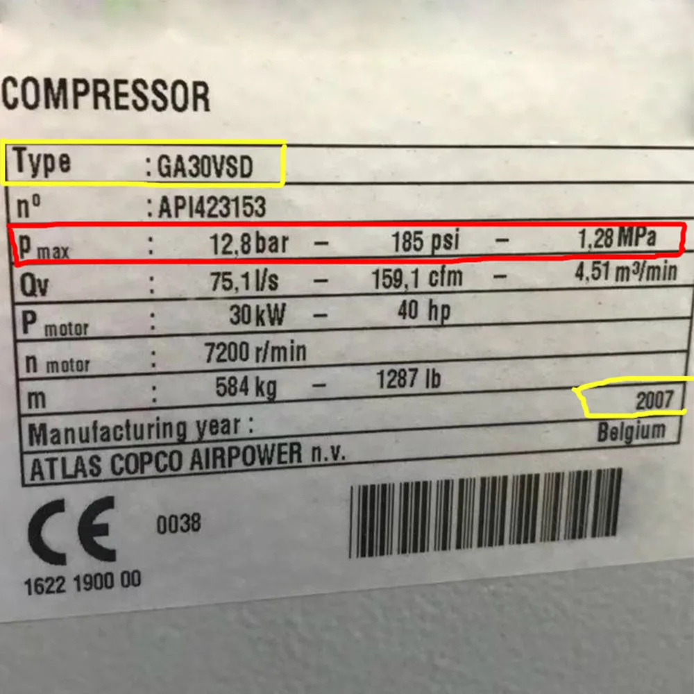 1900070005 ELEKTRONIKON компьютерный контроллер панели для Atlas Copco воздушный компрессор 1900070005 1900070006 1900070007