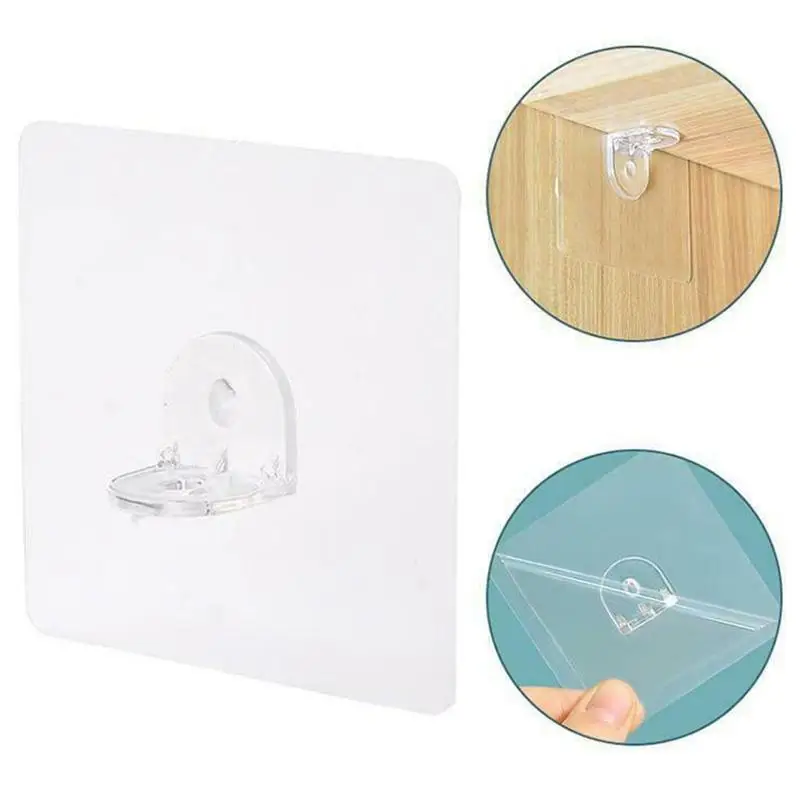 5 шт. прозрачный пробойник бытовой крючок для фиксации и приклеивания крючка