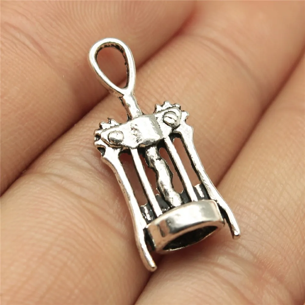 

100pcs 26x9mm Grape Wine Opener Charms Wholesale For Jewelry Making Wine Opener Charms Wholesale Red Wine Opener