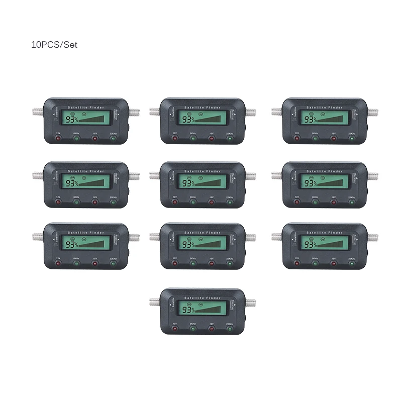 10 шт./компл. HD цифровой спутниковый искатель для спутникового ТВ приемника Satfinder |