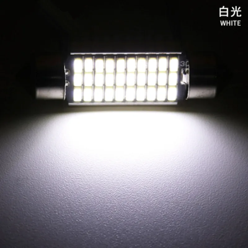 10 шт. Festoon безошибочный Canbus C5W C10W Авто интерьерная лампа 3014 SMD стильный светильник