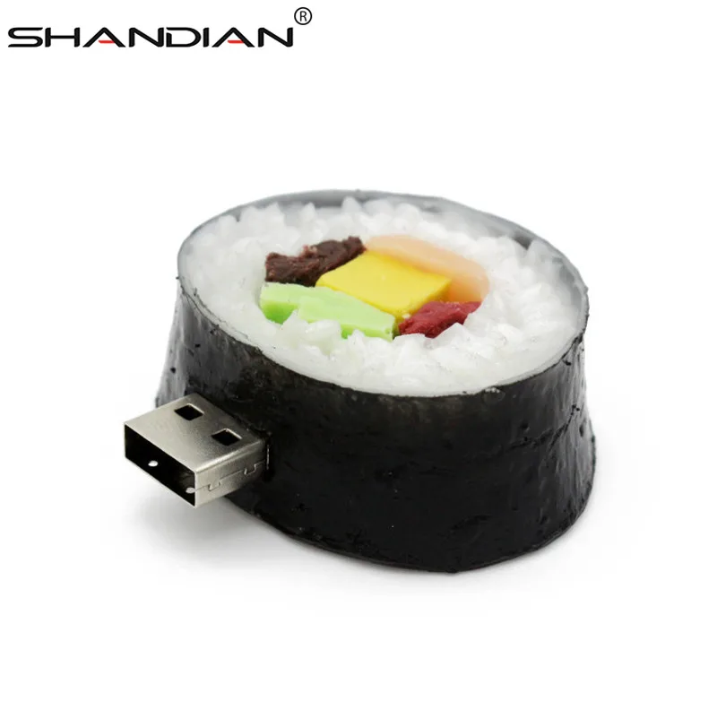 SHANDIAN food usb флешка креативный гамбургер суши арбуз 4 ГБ 16 32 карта памяти u диск