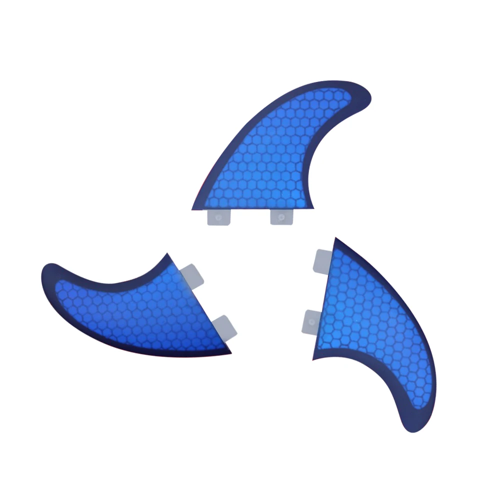 Производительность ядра и соты стекловолокна FCS G3 серфинга плавники три ребра