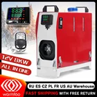 Автомобильный обогреватель Warmtoo, все в одном, 8 кВт, 12 В, воздушный дизельный парковочный обогреватель с низким уровнем шума, автомобильный обогреватель для домов на колесах, грузовиков, фургонов, лодок, автобусов, ЖК-переключатель