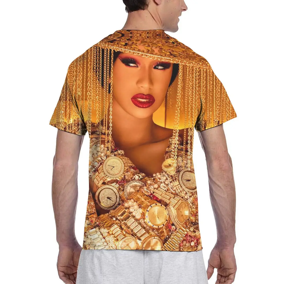 

Cardi B Press Men's Basic Short Sleeve T-Shirt