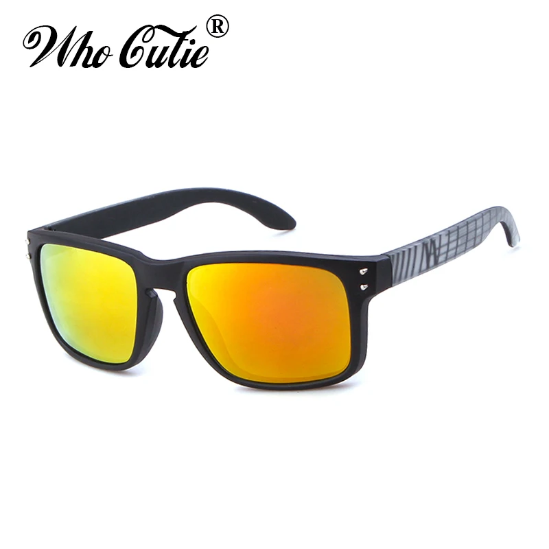 Мужские и женские прямоугольные солнцезащитные очки WHO CUTIE с квадратной оправой