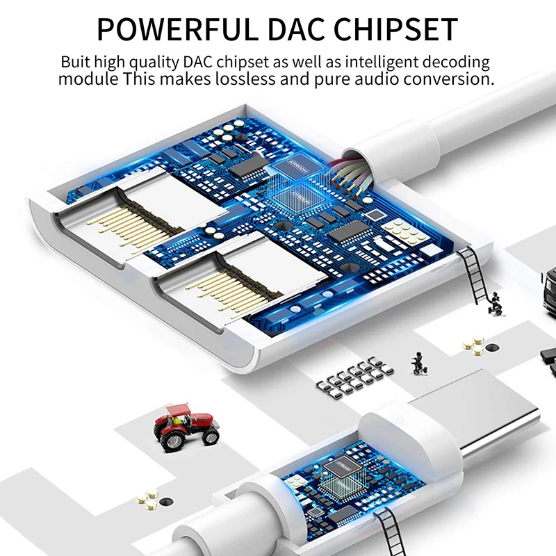 Для Samsung S20 Ultra Note 10 Plus 2 In адаптер DAC Dual Type C разветвитель двойной USBC мобильный