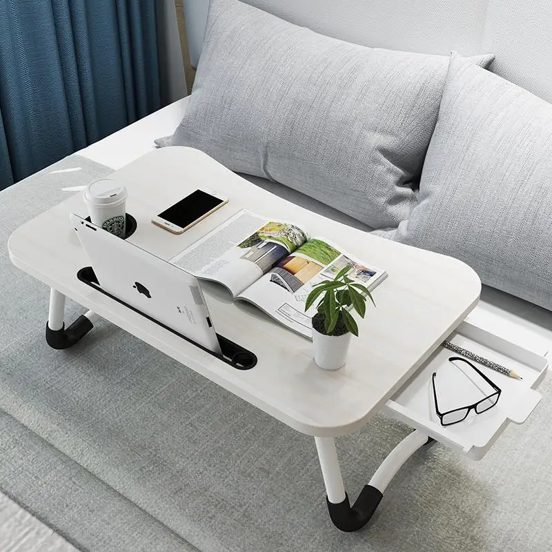 Детский офисный маленький письменный стол портативный для ноутбука