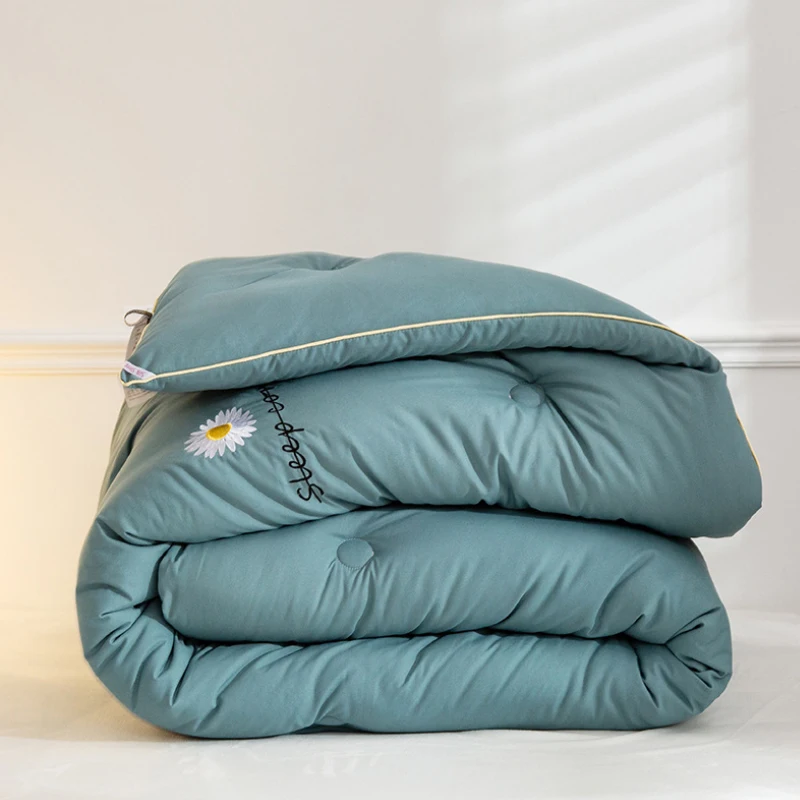 

6 цветов Одеяло Пододеяльники один двойной Стёганое одеяло зимнее очень теплое толстое пуховое King Queen Twin Утяжеленный Размеры Одеяло Стёгано...