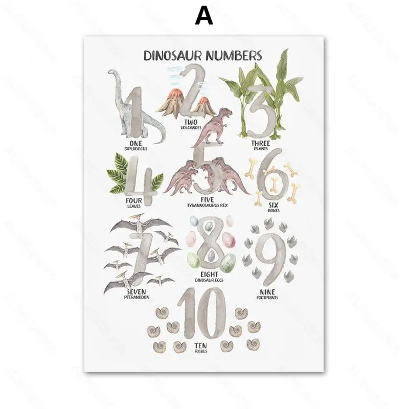 

Diy Diamond Painting Letters Dinosaur Fashion Art Nordic Style Simple Handmade Diamond Round Diamond Square Diamond Home