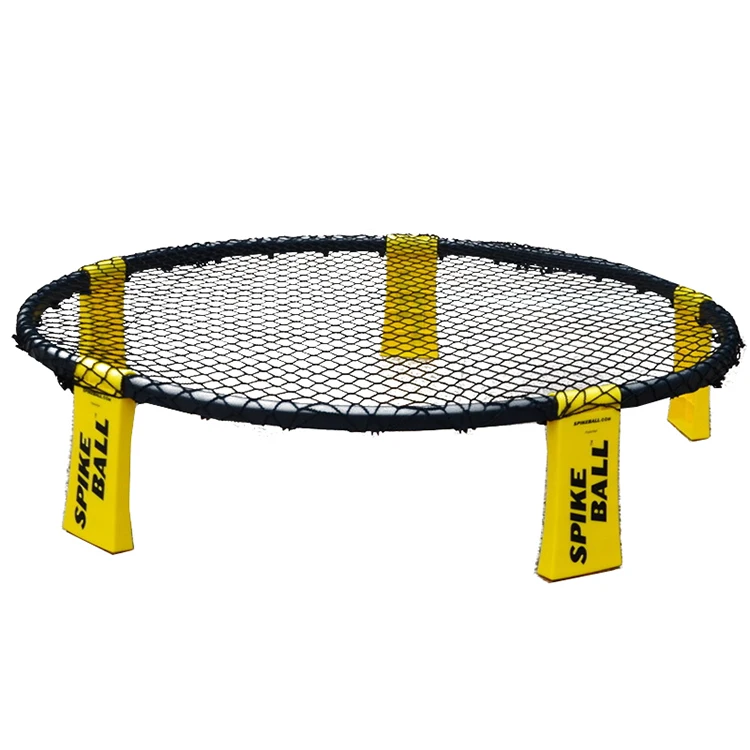 Спайк Набор для игры в мяч Мини пляжный газон волейбол с 3 шариками Spikeball фитнес оборудование для спорта на открытом воздухе команды