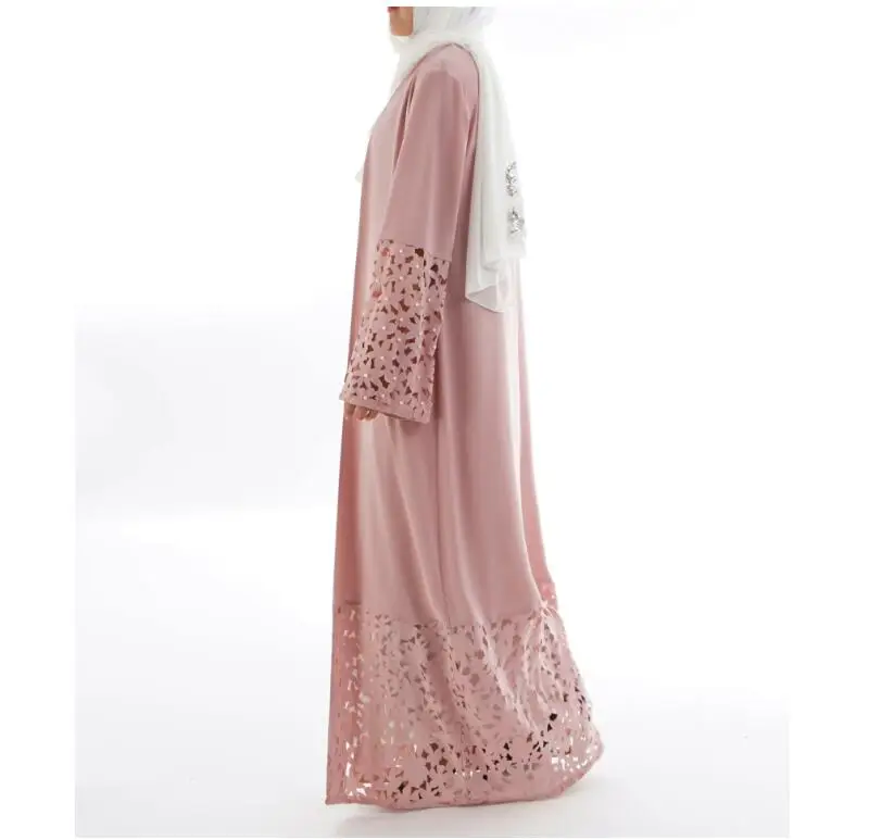 Мусульманское длинное платье Baju Wanita турецкое пальто для девочек мусульманская