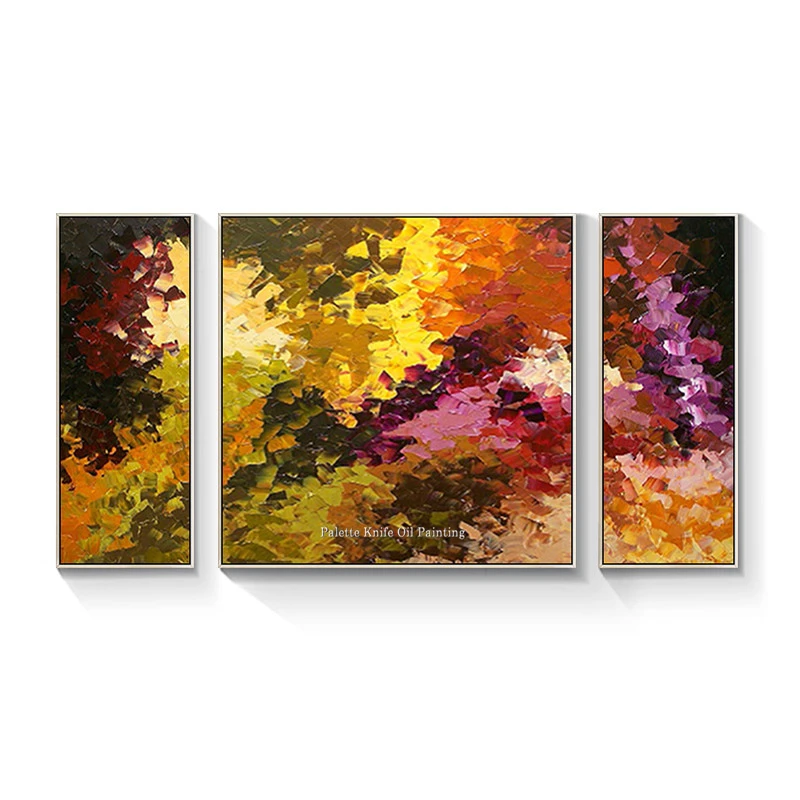 

Abstract gold leaf oil painting on canvas hand painted wall art pictures for living room quadros cuadros decoracion home decor