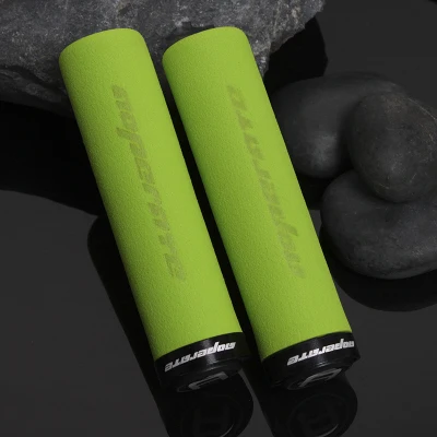 Operate grips прямой Эргономичный горный велосипед высокая плотность поролоновая Ручка Губка Грипсы плоские FX333 - Цвет: green black ring
