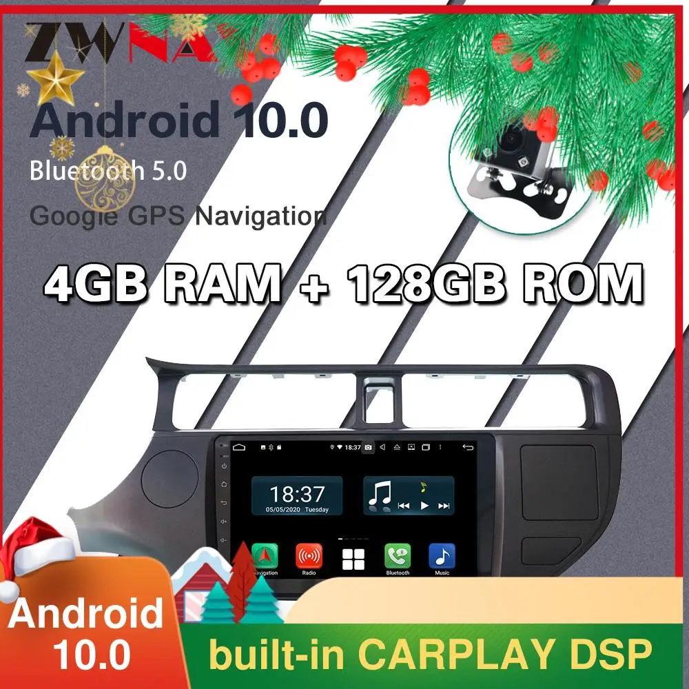 

4G 128G Android 10 2 Din Car Multimedia Player Autoradio For Kia RIO K3 2011-2014 Navigation GPS WIFI head unit car stereo