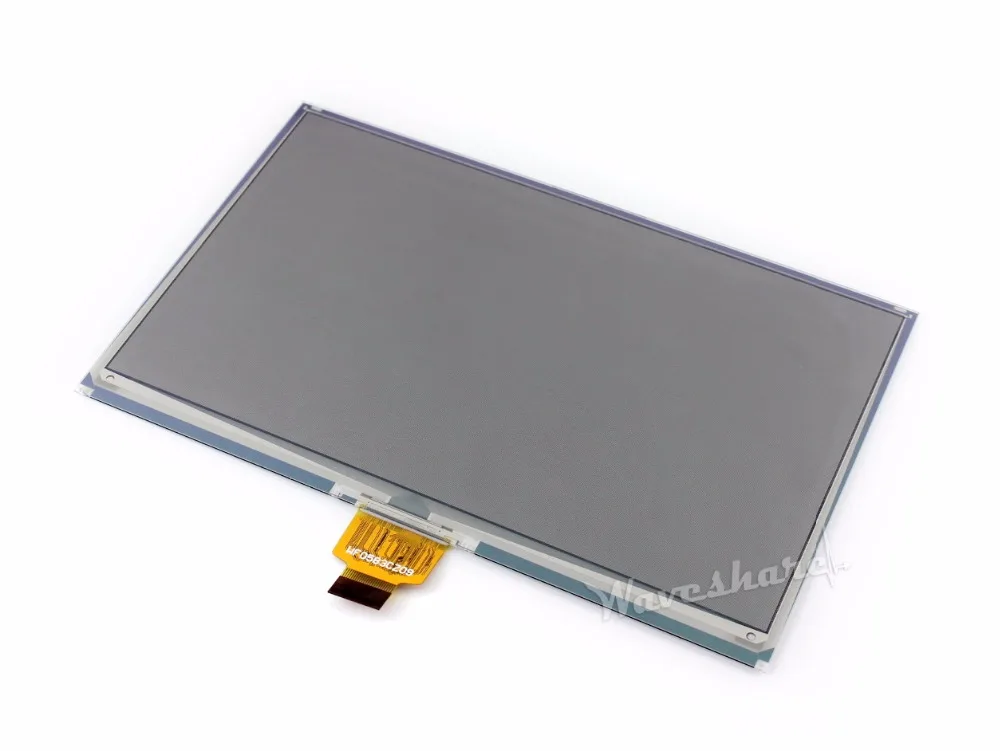 Waveshare 7 5 дюйма E Ink Raw Дисплей 640x384 электронной бумаги с аккумулятором трехцветная: