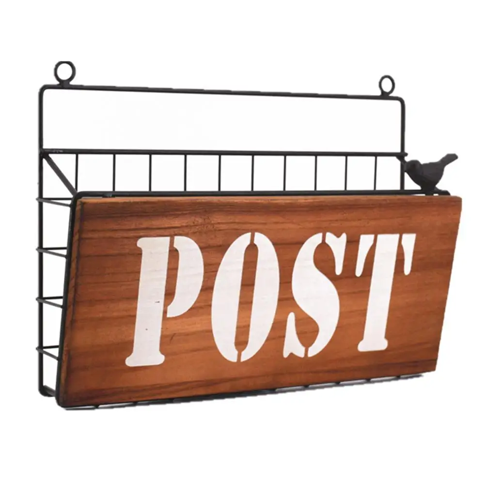 MeterMall железная художественная стена висячая корзина для хранения букв ворот