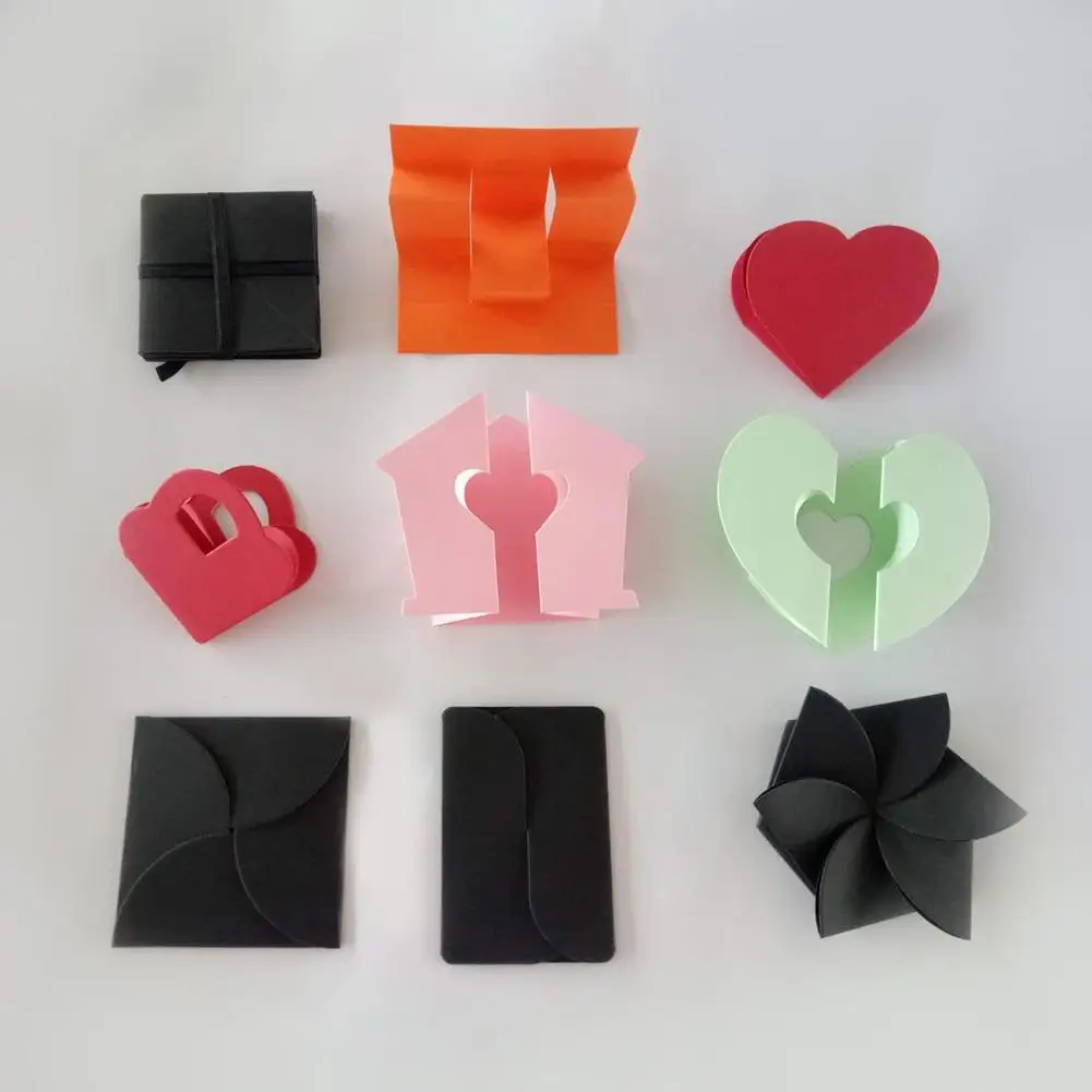 1 шт. шестигранный 5 Слои 6 двухсторонняя взрыв подарочной коробке DIY Фотоальбом