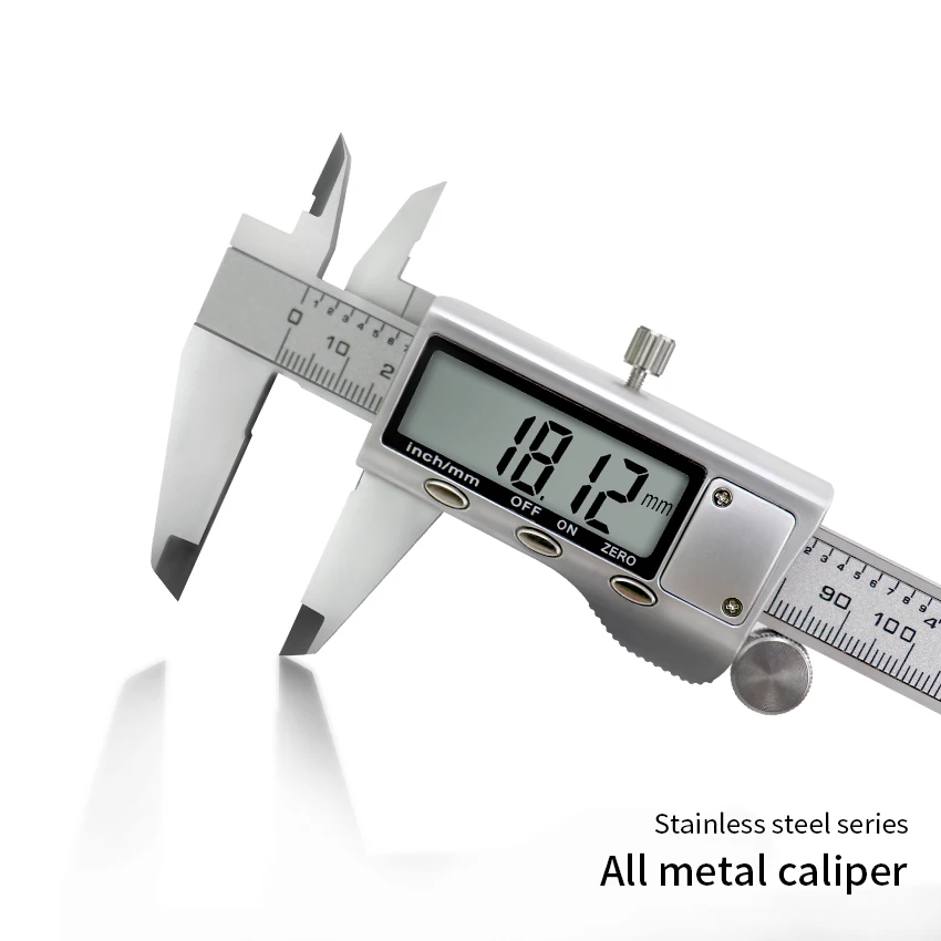 Цифровой штангенциркуль 6 дюймов 150 мм из нержавеющей стали Электронный ЖК