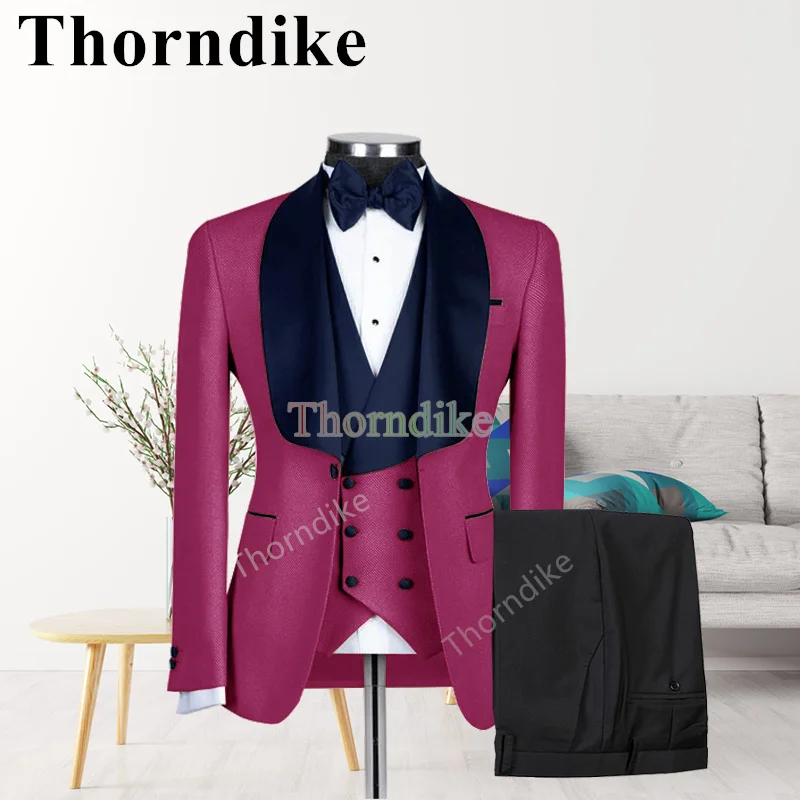 Thorndike тренд Новый Повседневный стиль мужской костюм на заказ хаки зеленый