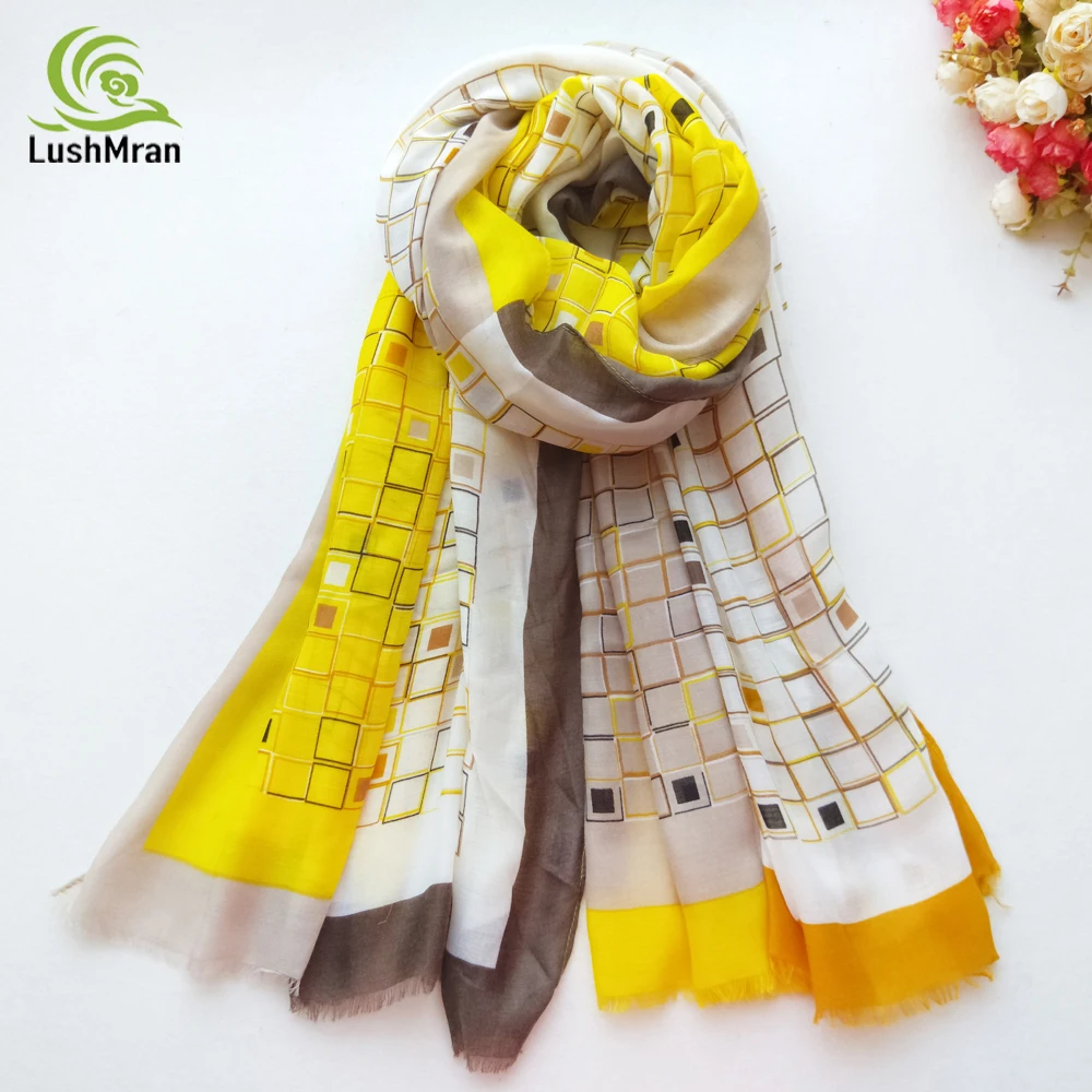 Хлопковый женский длинный шарф мягкий весенний Новый шали из вискозы тонкий