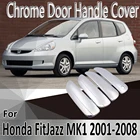 Для Honda Fit Jazz MK1 2001  2008 2002 2003 2004 2005, Стайлинг, наклейки, украшение, хромированная крышка ручки двери, ремонт, автомобильные аксессуары