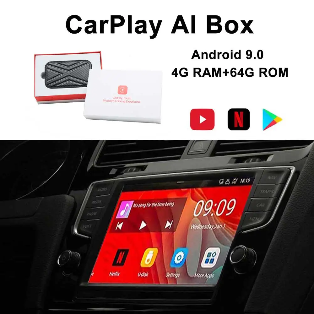 

RS GLA CLA CLS GLC 4GB RAM 64GB ROM Carplay TV Box Android 9.0 For Toyota Multimedia Player Mirror Link Carplay Box Tv For Cars