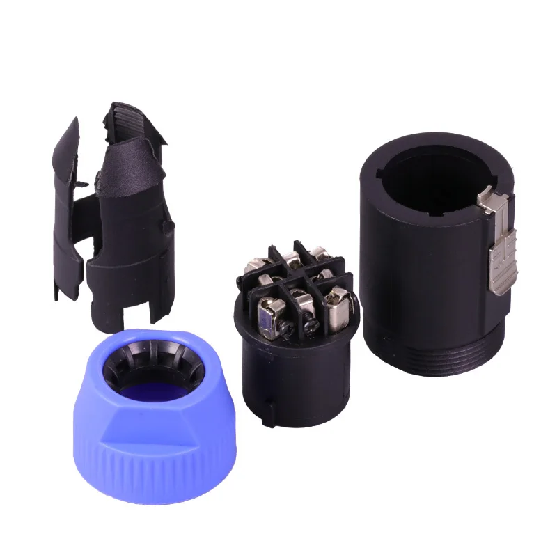 8 шт. контактов профессиональный адаптер для колонок штекер NL8 разработан в