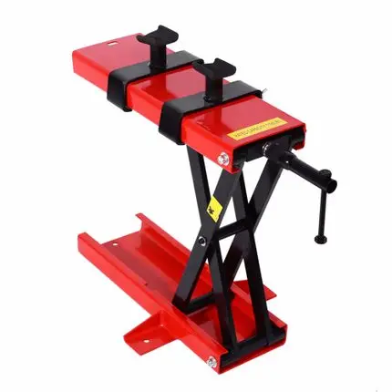 500KG Scissor Hoist Jack Lifting Cranes Motorcycle Repair Stand Center Scissor Lift Hoist Workshop Bench Lifting Tool(450*150mm)