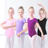 Toddler Girls Gymnastics Leotard Ballet Leotards Clothes Dance Wear Bodysuits Black Dance Leotards Cotton Bodysuit for Dancing 1