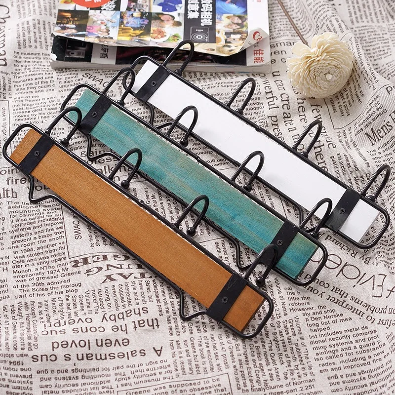 Настенные крючки для одежды 1 шт. настенная вешалка 4/5/6 крючков держатель ключей и