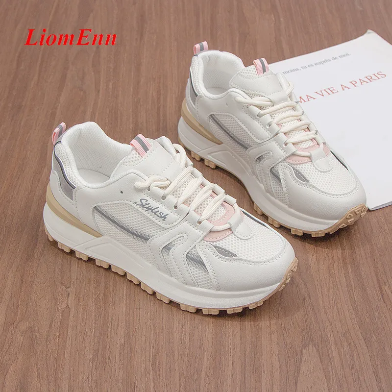 

Running Sport Shoes Women's Platform Sneakers Women Chunky Casual Shoes 2021 Spring Vulcanized Tennis Female Basket Femme
