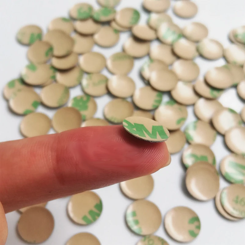 Оптовая продажа 11 мм металлический Автомобильный ключ логотип наклейка с 3м клей